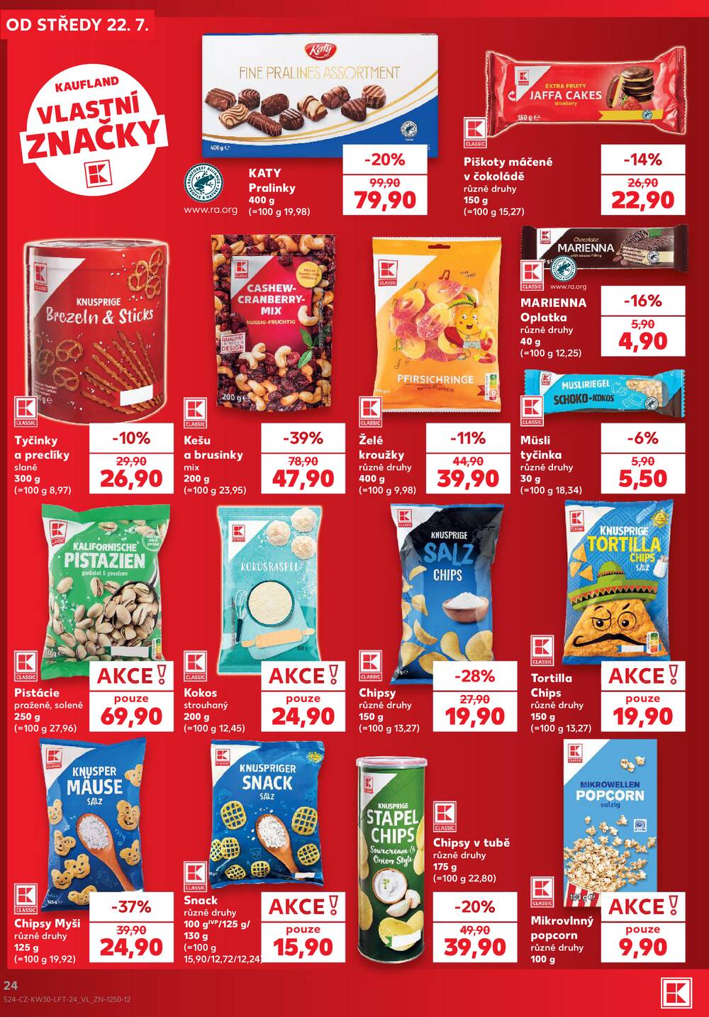 Leták Kaufland - Kaufland 22.7. - 28.7. - Kaufland - Praha 8 (Malý Klín) - strana 24 Leták Kaufland - Kaufland 22.7. - 28.7. - Kaufland - Praha 8 (Malý Klín) - strana 24