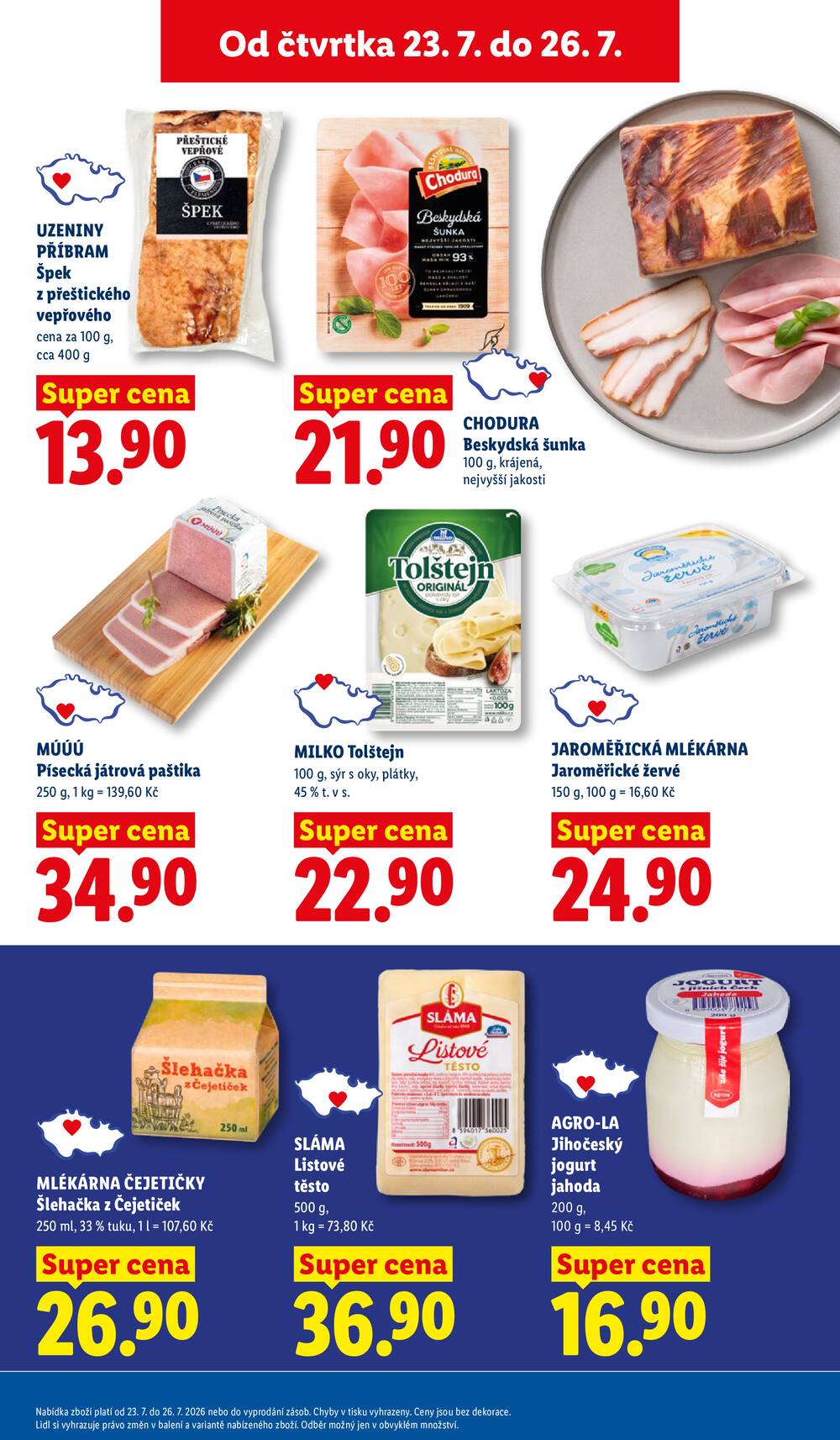 Lidl Čtvrtek od 23.7. do 26.7.2026