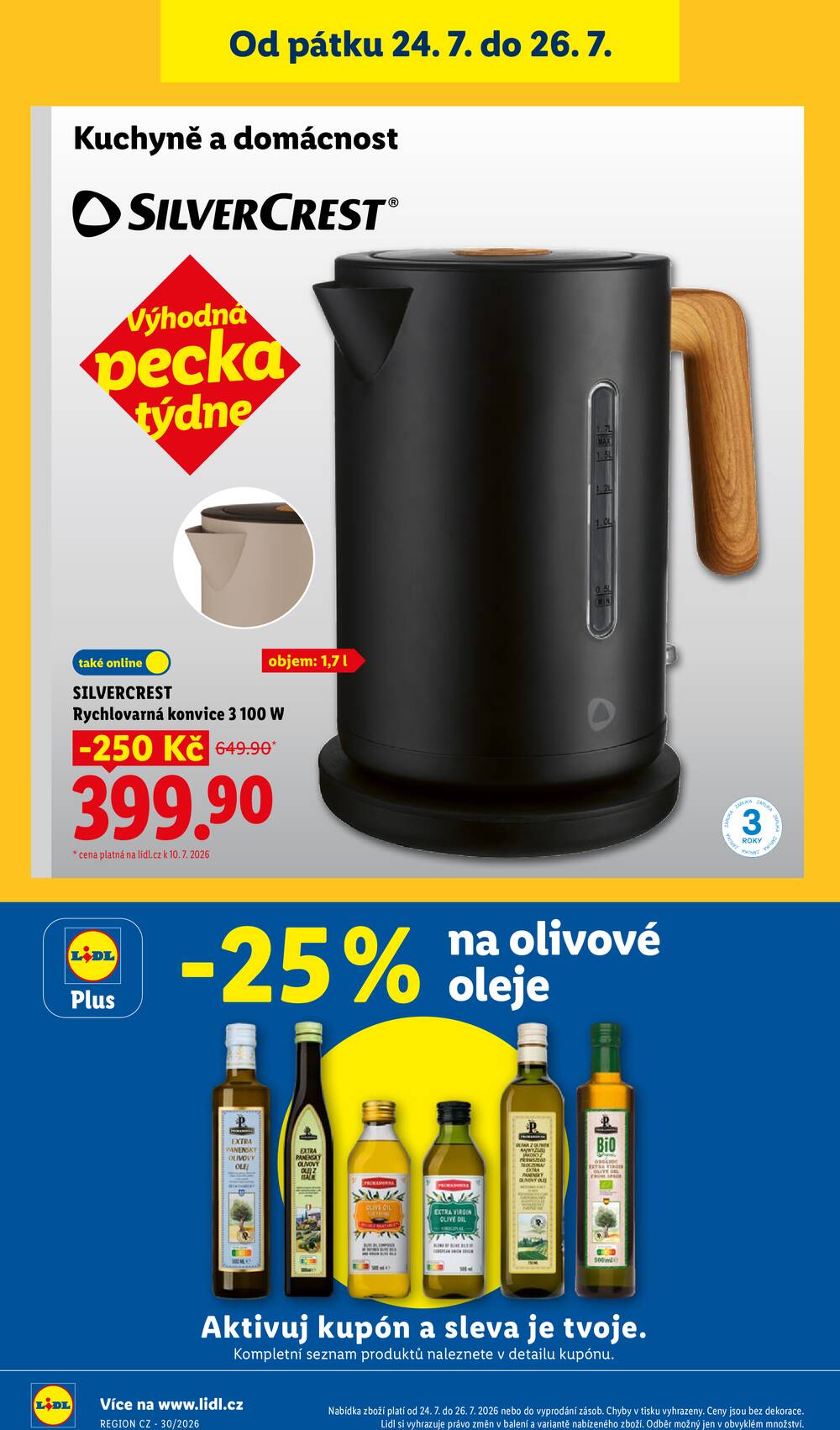 Lidl Čtvrtek od 23.7. do 26.7.2026