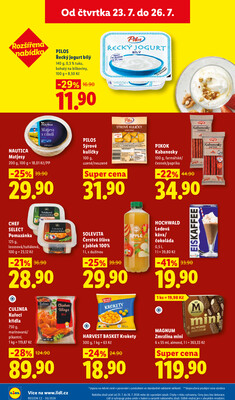 Lidl Čtvrtek od 23.7. do 26.7.2026