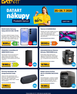 leták DATART 