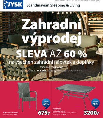 Letáky Jysk