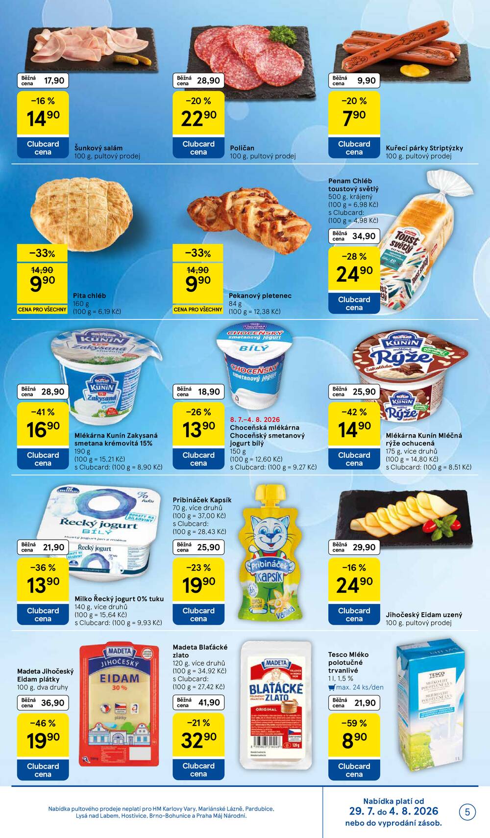 Leták Tesco - Tesco hypermarkety od 29.7. do 4.8.2026 - strana 5