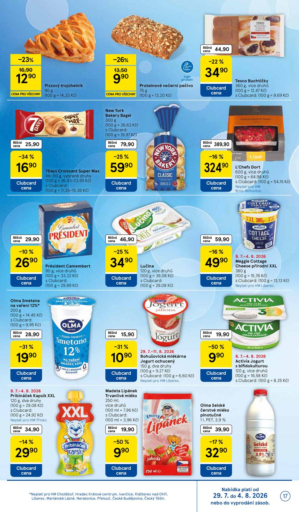 Leták Tesco - Tesco hypermarkety od 29.7. do 4.8.2026 - strana 17