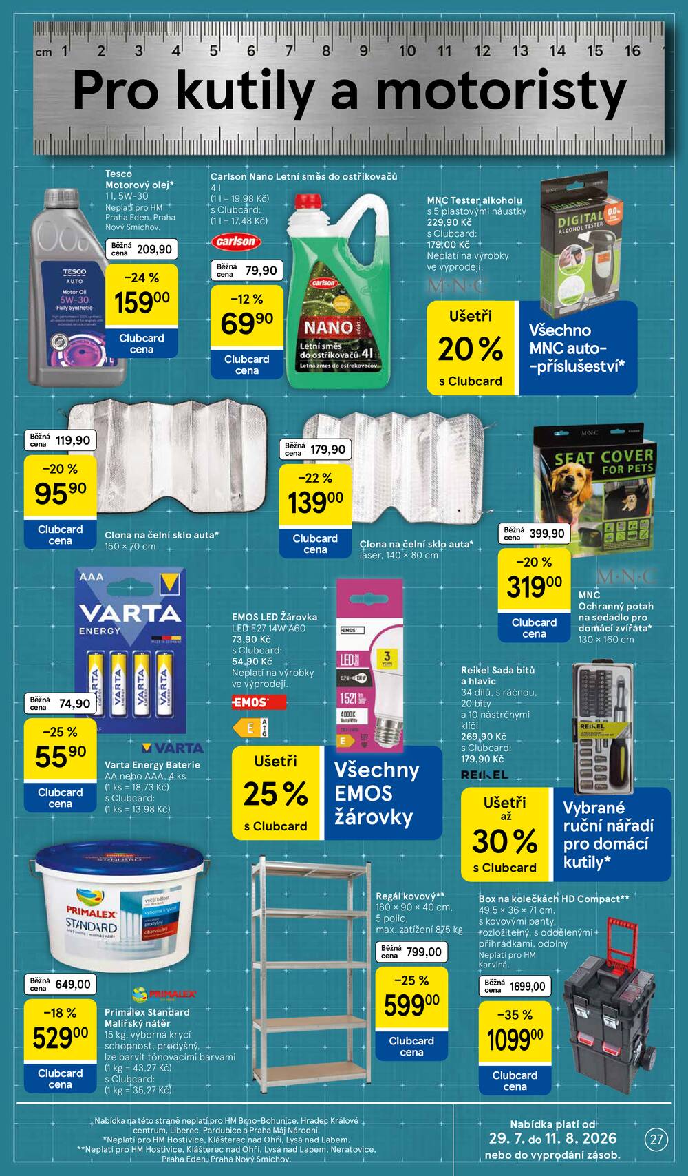 Leták Tesco - Tesco hypermarkety od 29.7. do 4.8.2026 - strana 27