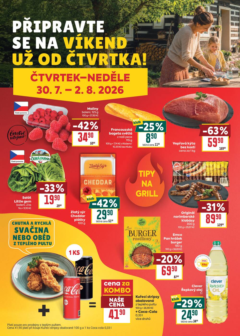 BILLA od 29.7. do 4.8.2026