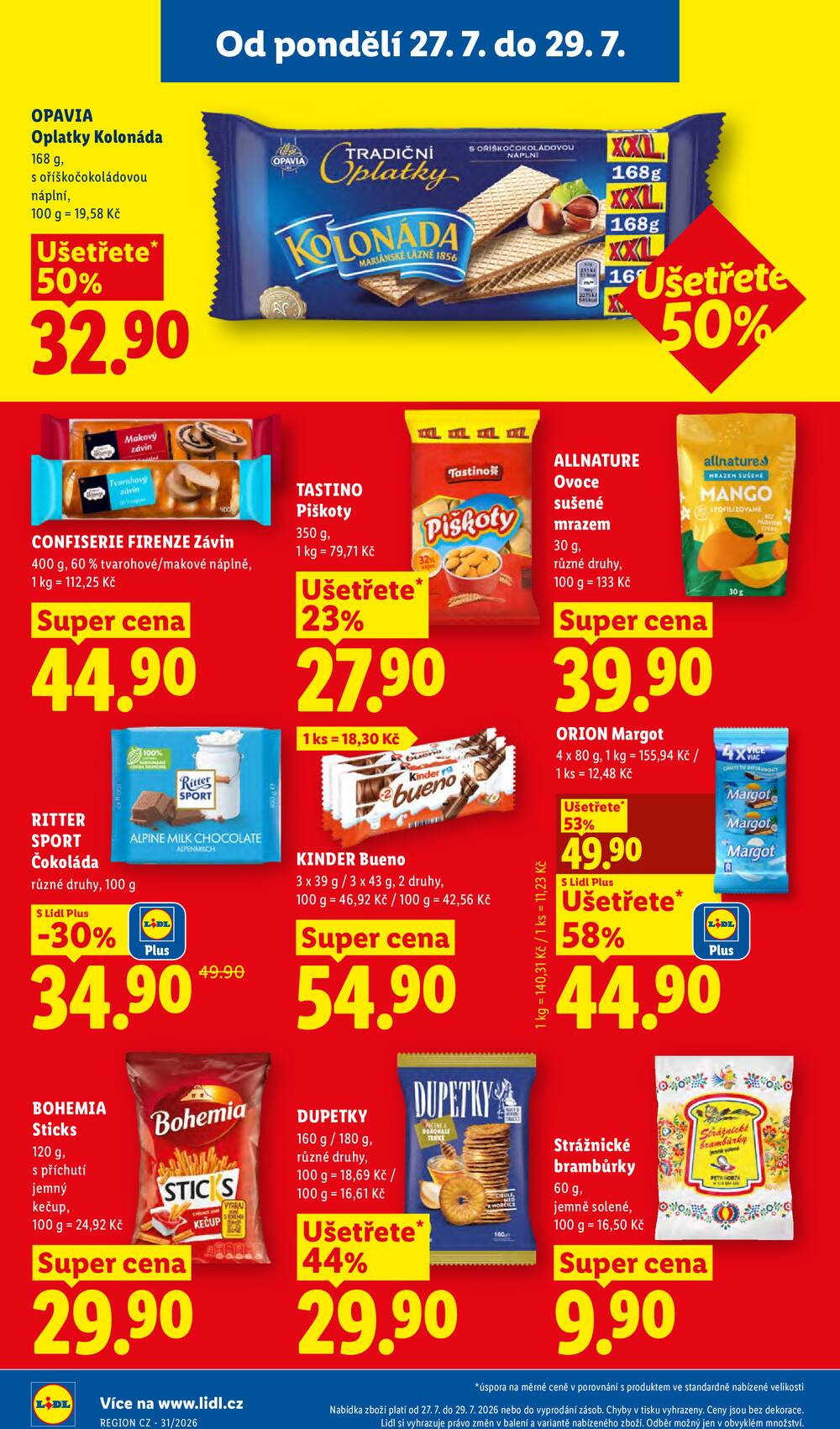 Leták Lidl - Lidl od 27.7. do 29.7.2026 - strana 28 Leták Lidl - Lidl od 27.7. do 29.7.2026 - strana 28