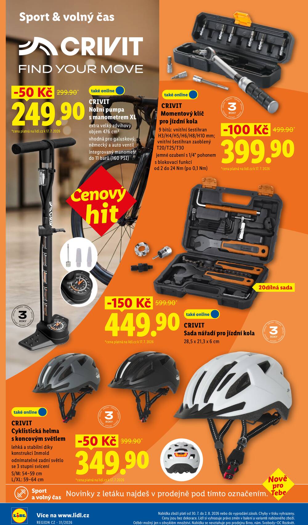 Lidl Čtvrtek od 30.7. do 2.8.2026
