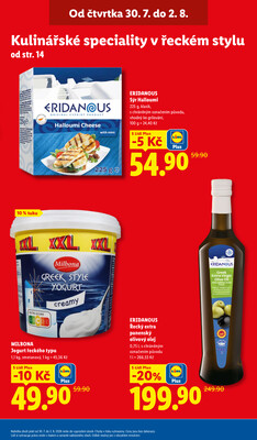Lidl Čtvrtek od 30.7. do 2.8.2026