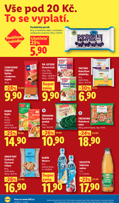 Lidl Čtvrtek od 30.7. do 2.8.2026