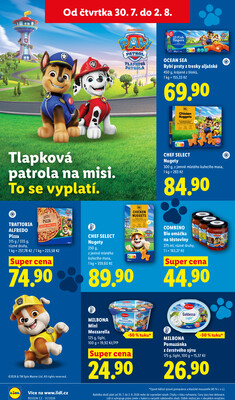 Lidl Čtvrtek od 30.7. do 2.8.2026