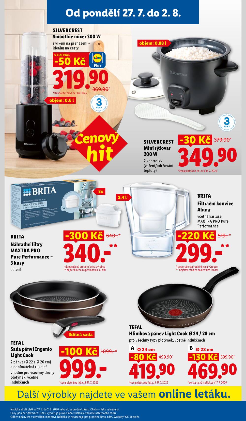 Lidl Spotřební zboží 27.7. - 2.8.