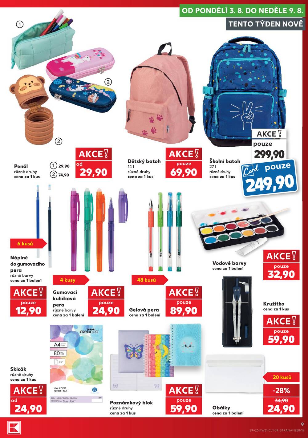 Leták Kaufland - Kaufland  -Spotřební zboží -  29.7.-4.8.2026 - strana 9