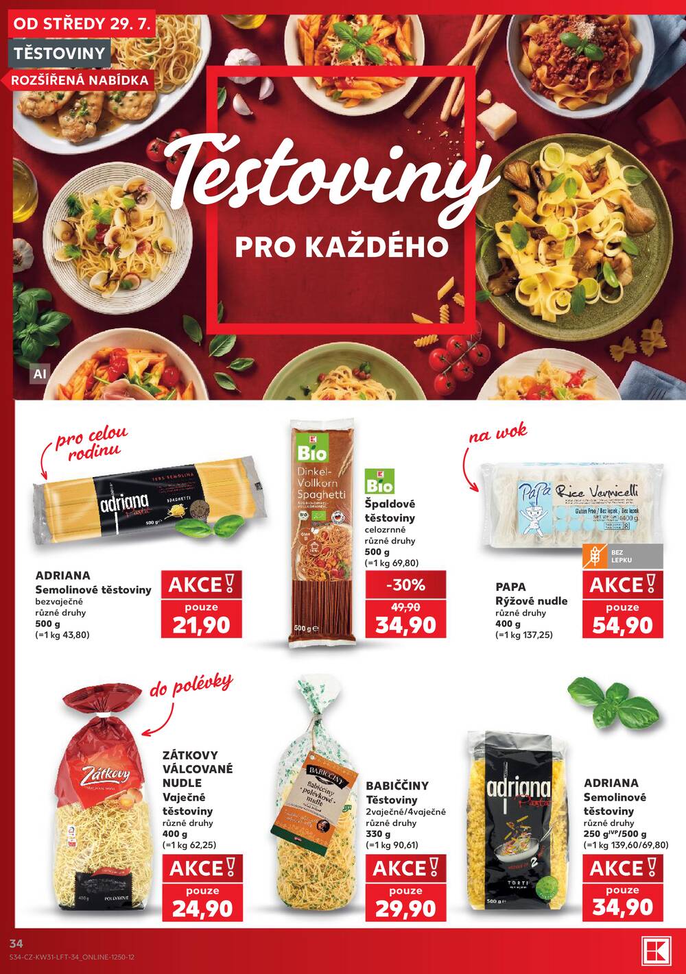 Kaufland 29.7. - 4.8. - Kaufland - Praha 6 (Podbaba)