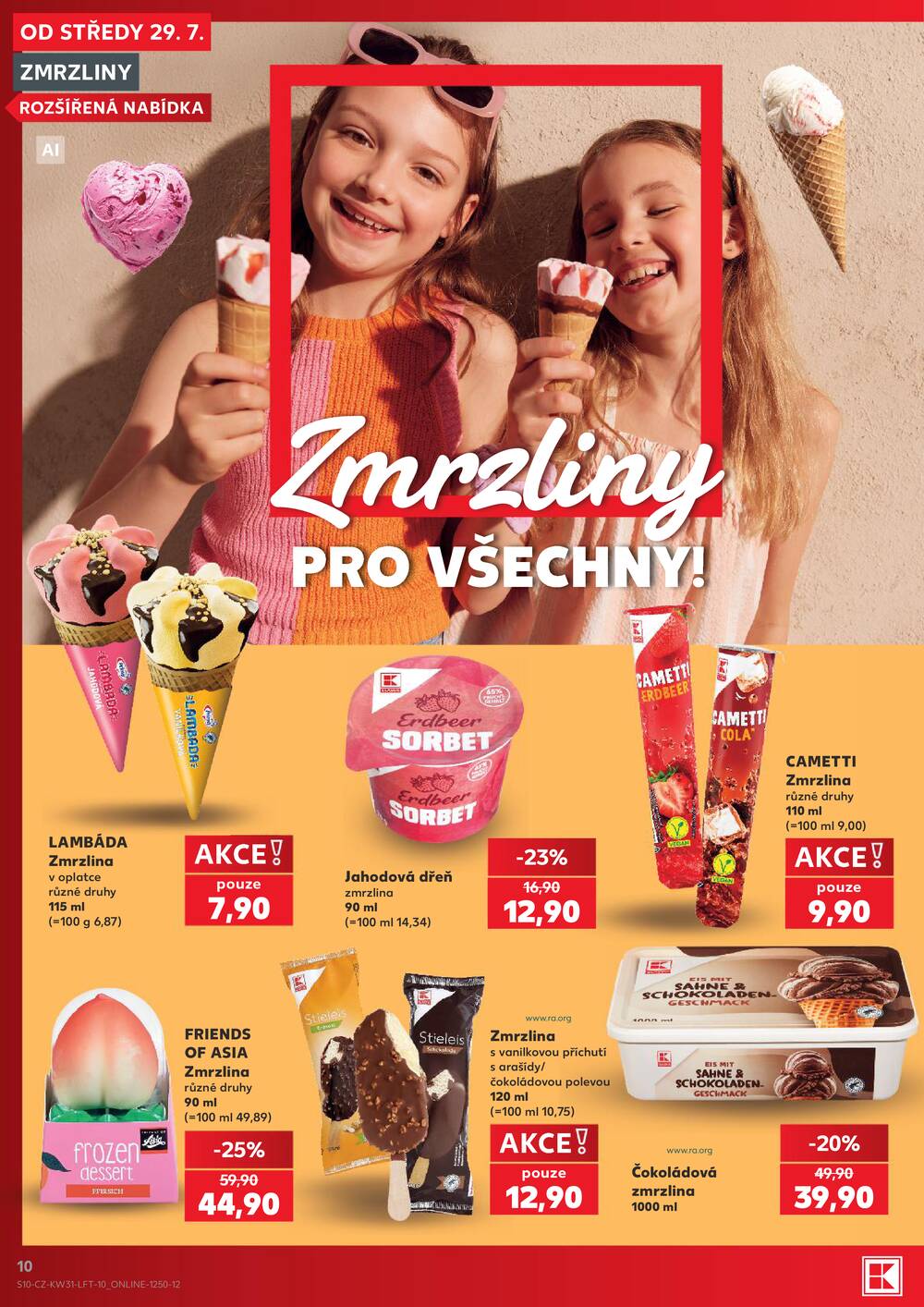 Leták Kaufland - Kaufland 29.7. - 4.8. - Kaufland - Praha 3 (Jarov) - strana 10 Leták Kaufland - Kaufland 29.7. - 4.8. - Kaufland - Praha 3 (Jarov) - strana 10