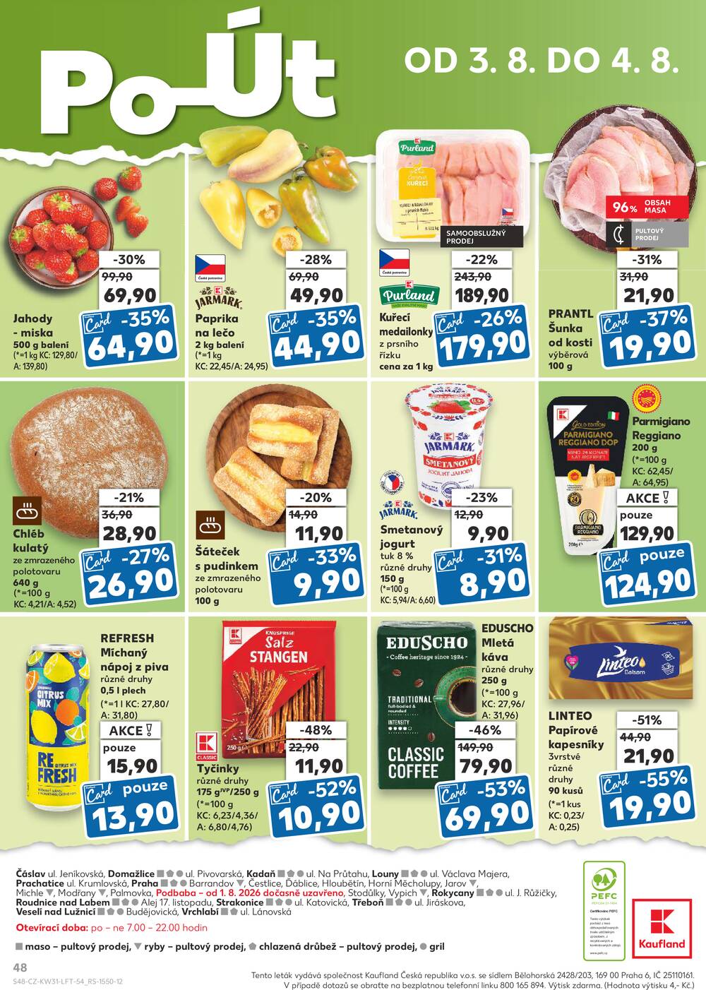 Leták Kaufland - Kaufland 29.7. - 4.8. - Kaufland - Praha 3 (Jarov) - strana 48 Leták Kaufland - Kaufland 29.7. - 4.8. - Kaufland - Praha 3 (Jarov) - strana 48