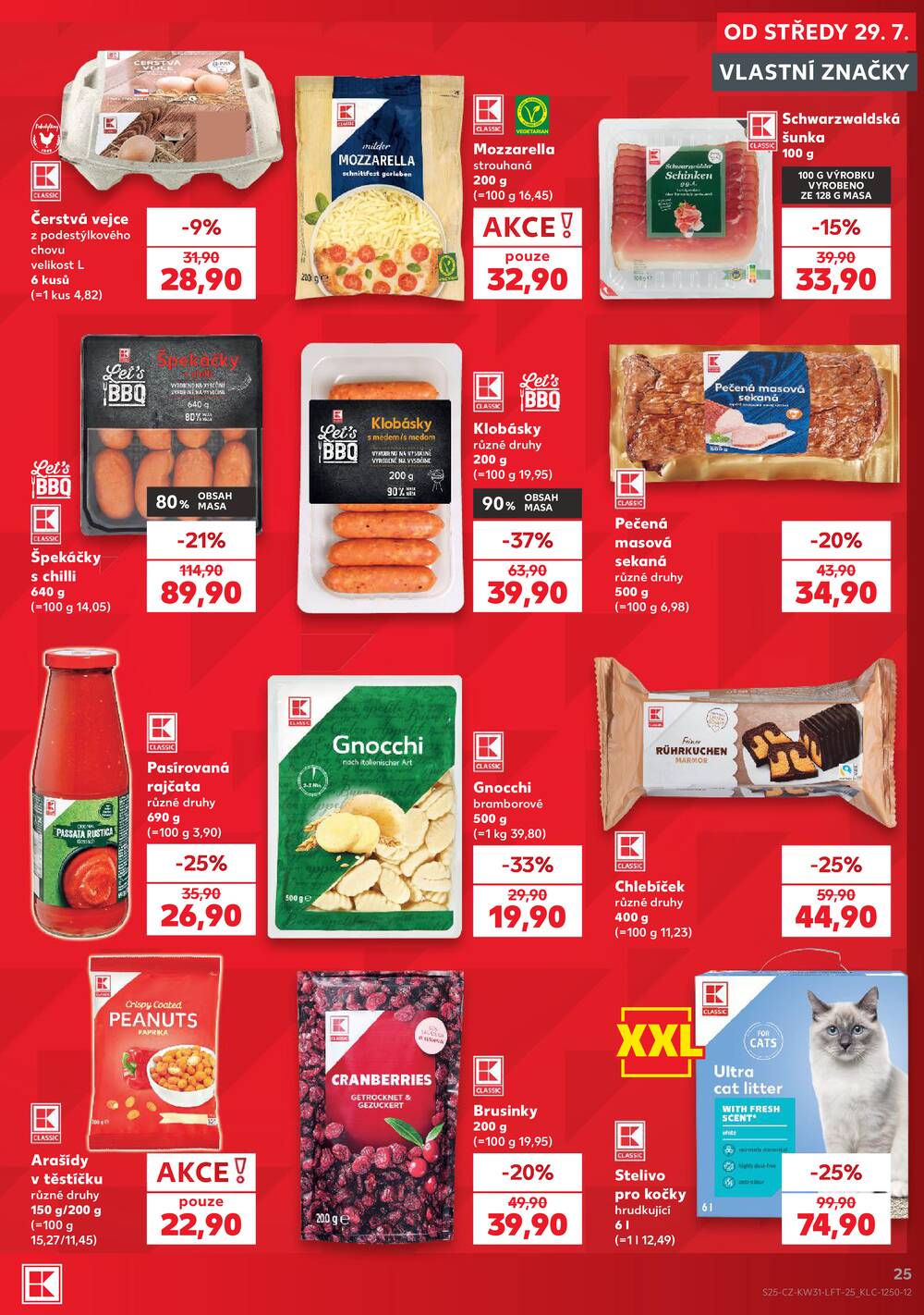 Leták Kaufland - Kaufland 29.7. - 4.8. - Kaufland - Veselí nad Lužnicí - Budějovická - strana 25