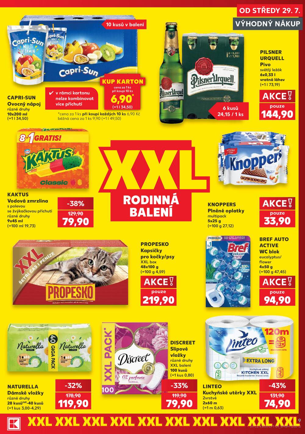 Leták Kaufland - Kaufland 29.7. - 4.8. - Kaufland - Chrudim - strana 9
