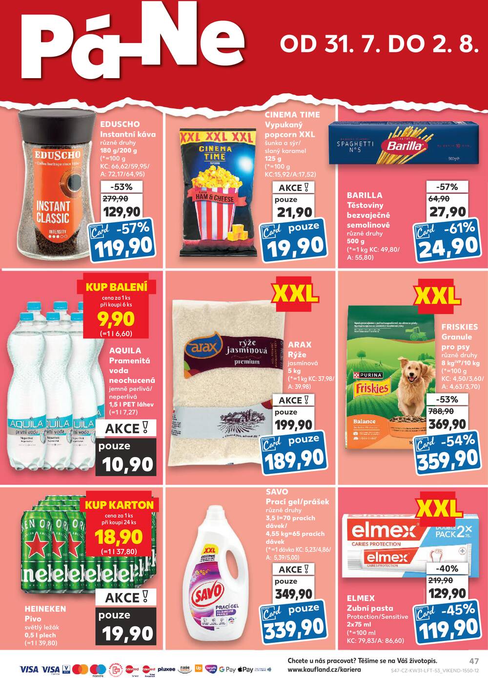Leták Kaufland - Kaufland 29.7. - 4.8. - Kaufland - Chrudim - strana 47