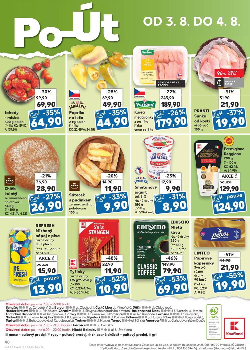Leták Kaufland - Kaufland 29.7. - 4.8. - Kaufland - Chrudim - strana 48