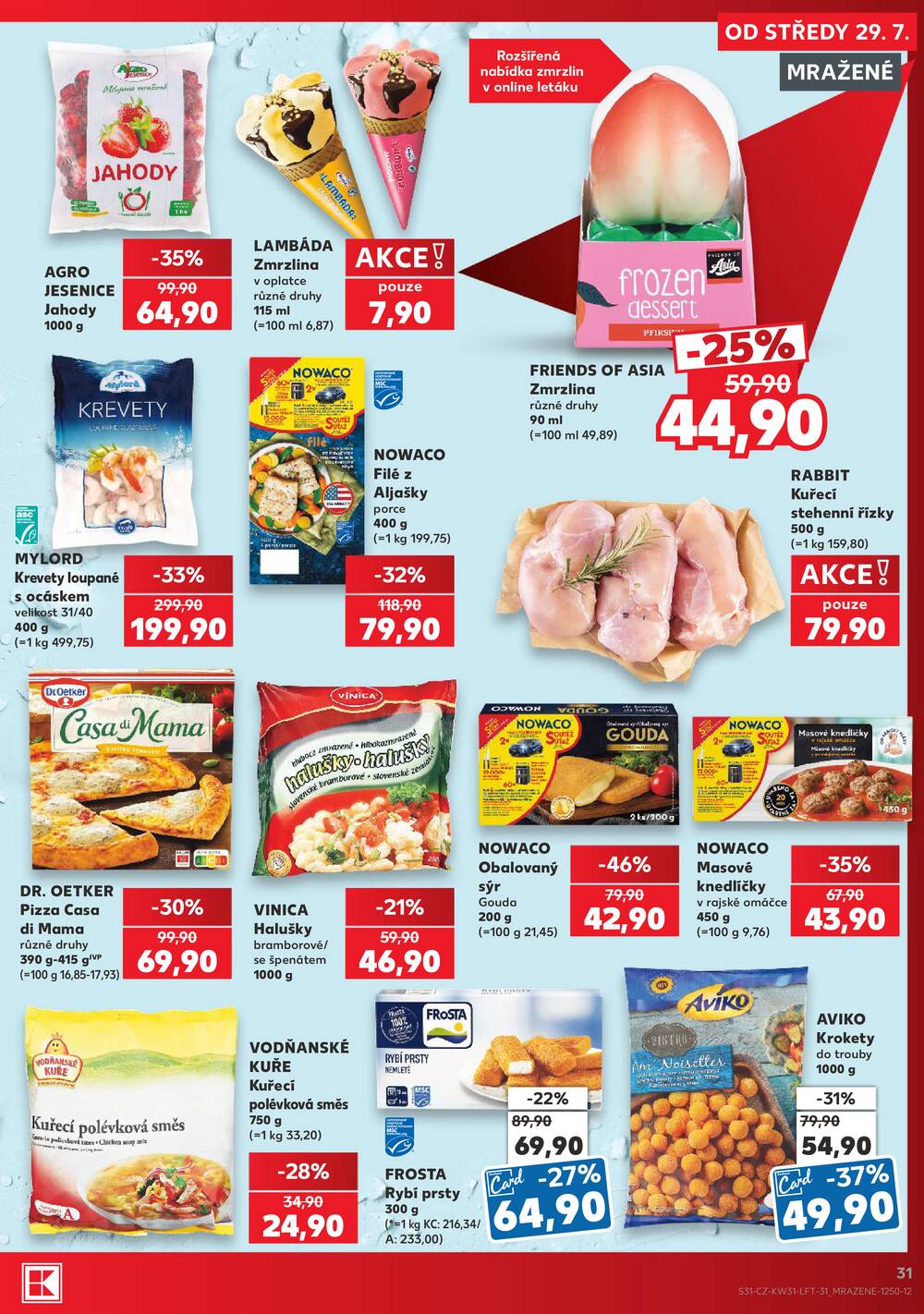 Kaufland 29.7. - 4.8. - Kaufland - Hořovice - Pražská