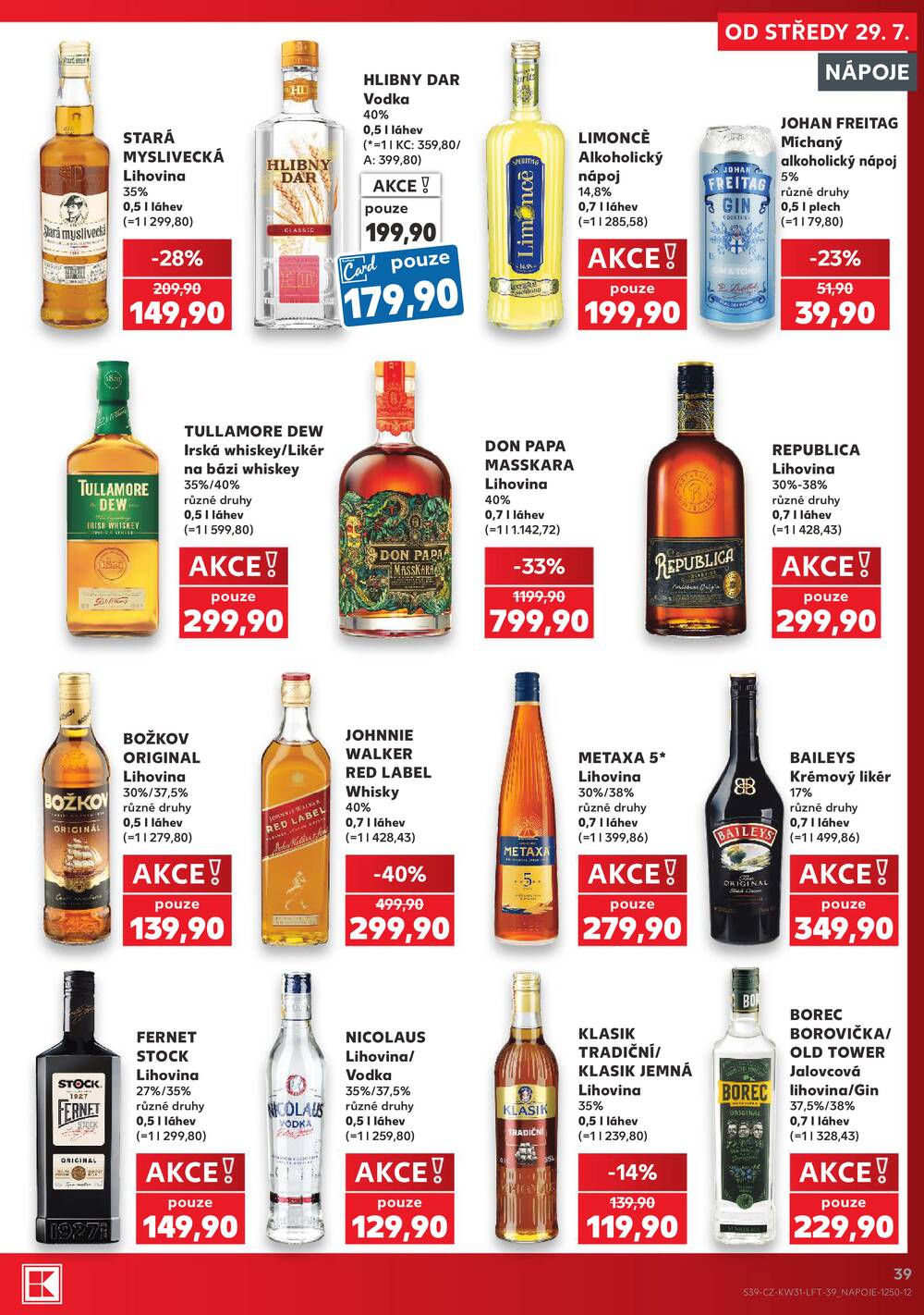 Kaufland 29.7. - 4.8. - Kaufland - Pelhřimov
