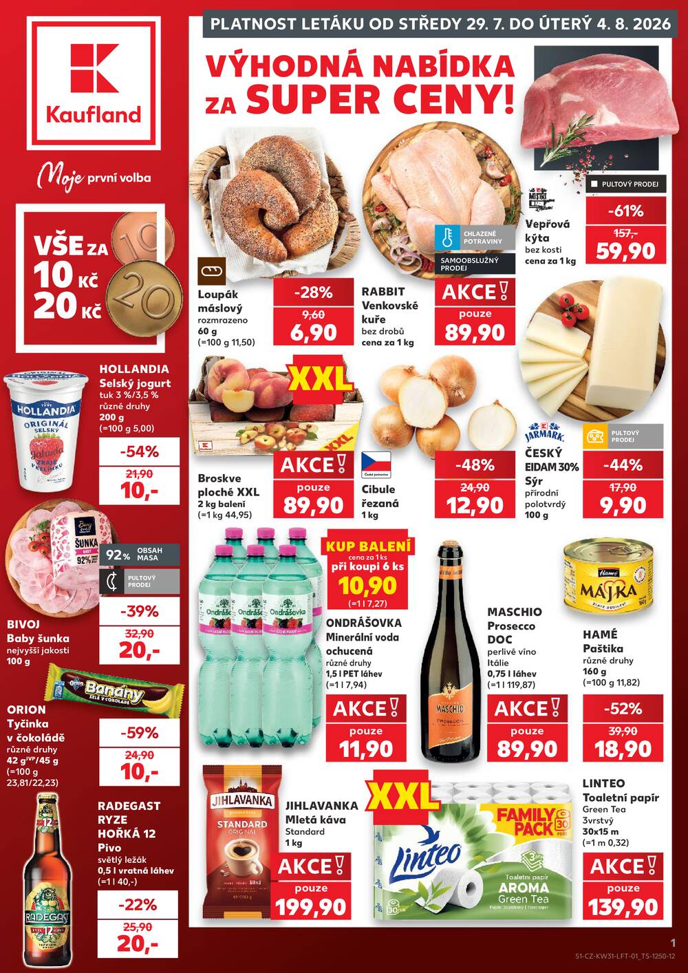 Leták Kaufland - Kaufland 29.7. - 4.8. - Kaufland - Zábřeh na Moravě - strana 1