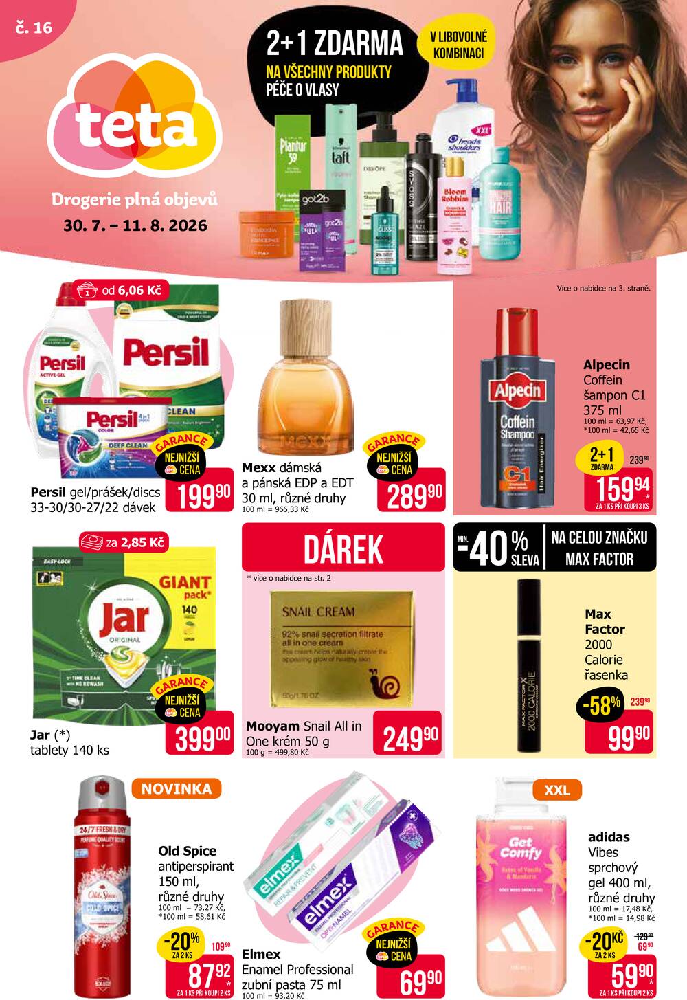 Teta drogerie  od 30.7. do 11.8.2026