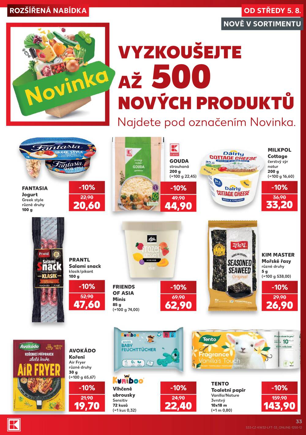 Leták Kaufland - Kaufland 5.8. - 11.8. - Kaufland - Rokycany - strana 33 Leták Kaufland - Kaufland 5.8. - 11.8. - Kaufland - Rokycany - strana 33