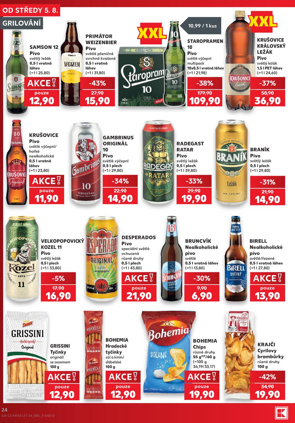Leták Kaufland - Kaufland 5.8. - 11.8. - Kaufland - Praha 4 (Michle) - strana 24 Leták Kaufland - Kaufland 5.8. - 11.8. - Kaufland - Praha 4 (Michle) - strana 24