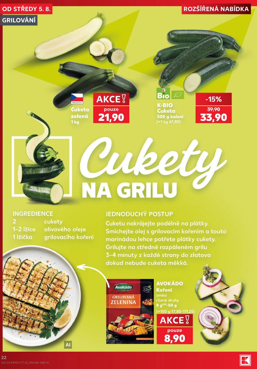 Leták Kaufland - Kaufland 5.8. - 11.8. - Kaufland - Děčín - strana 22