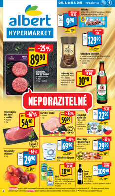 Leták Albert Hypermarket Jihomoravský od 5.8. do 11.8.2026