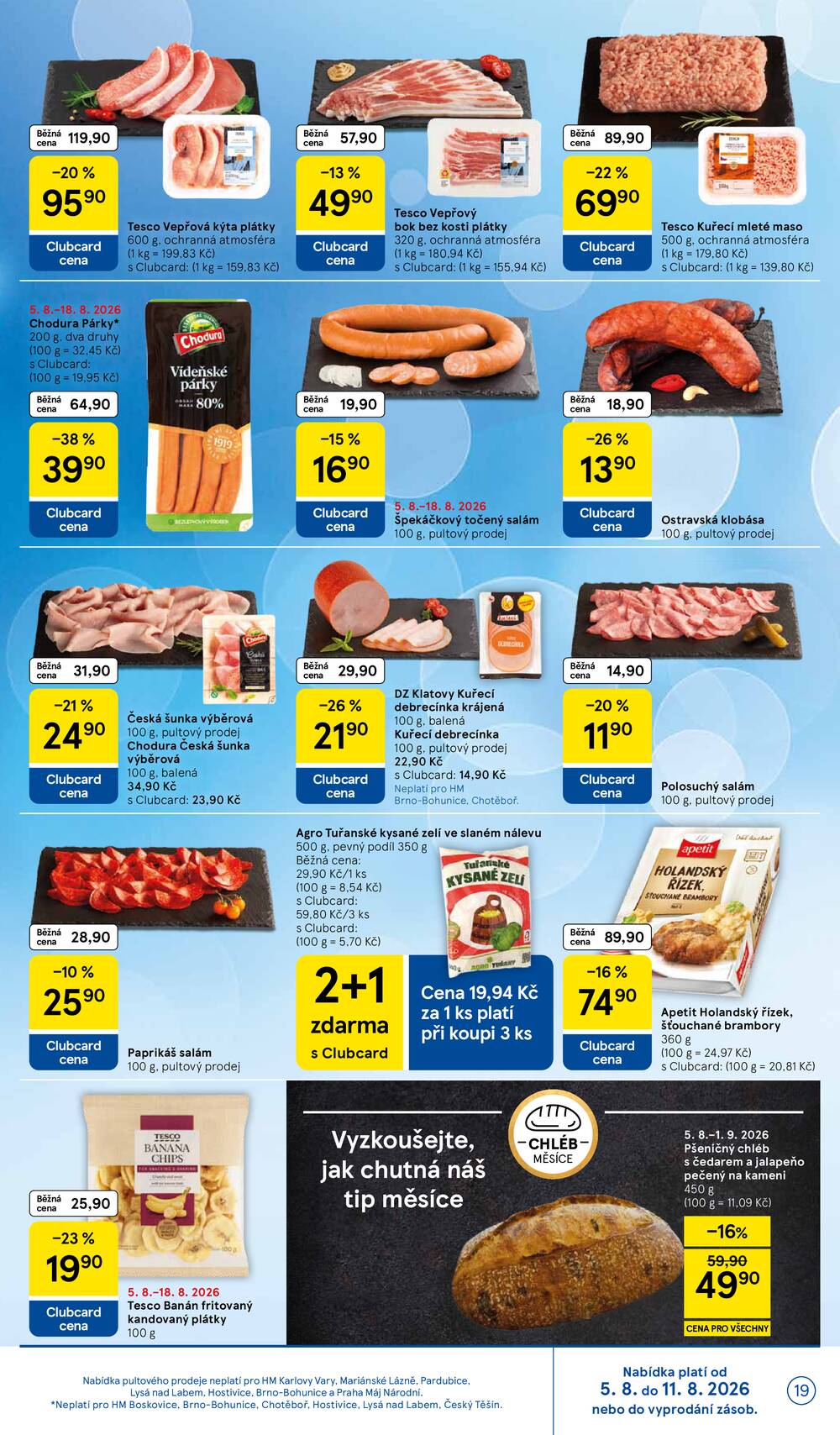 Tesco hypermarkety od 5.8. do 11.8.2026