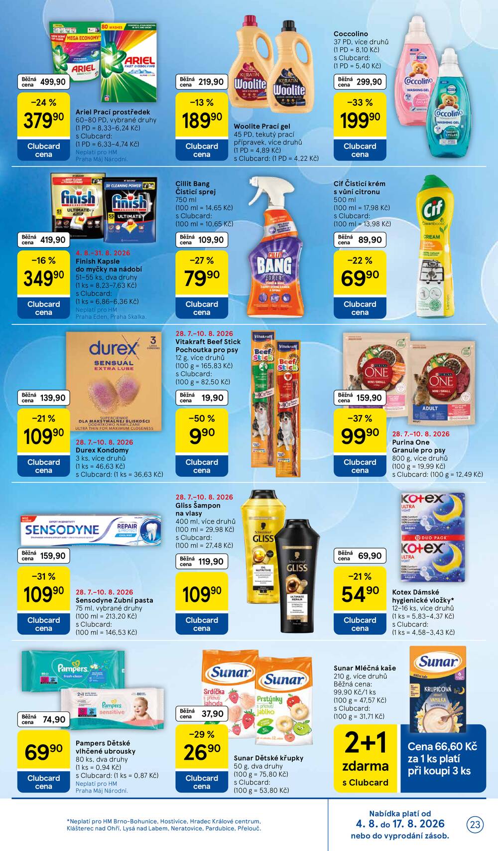 Tesco hypermarkety od 5.8. do 11.8.2026