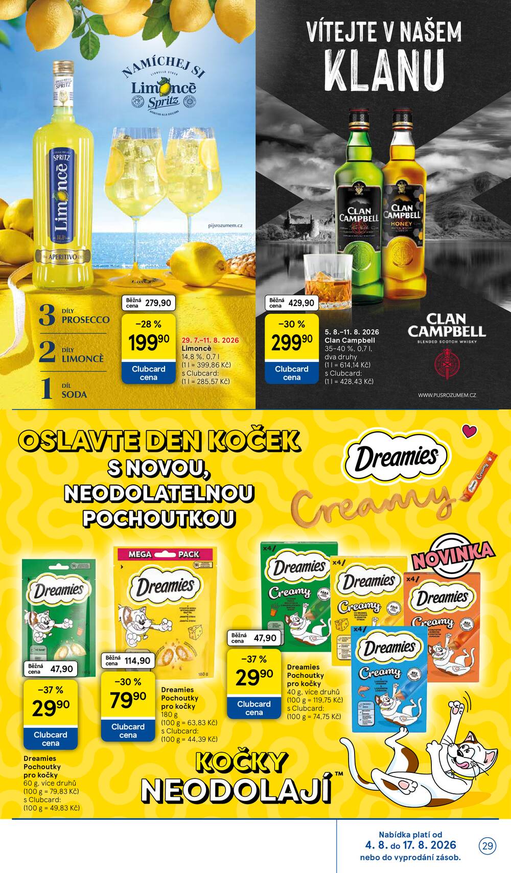 Tesco hypermarkety od 5.8. do 11.8.2026