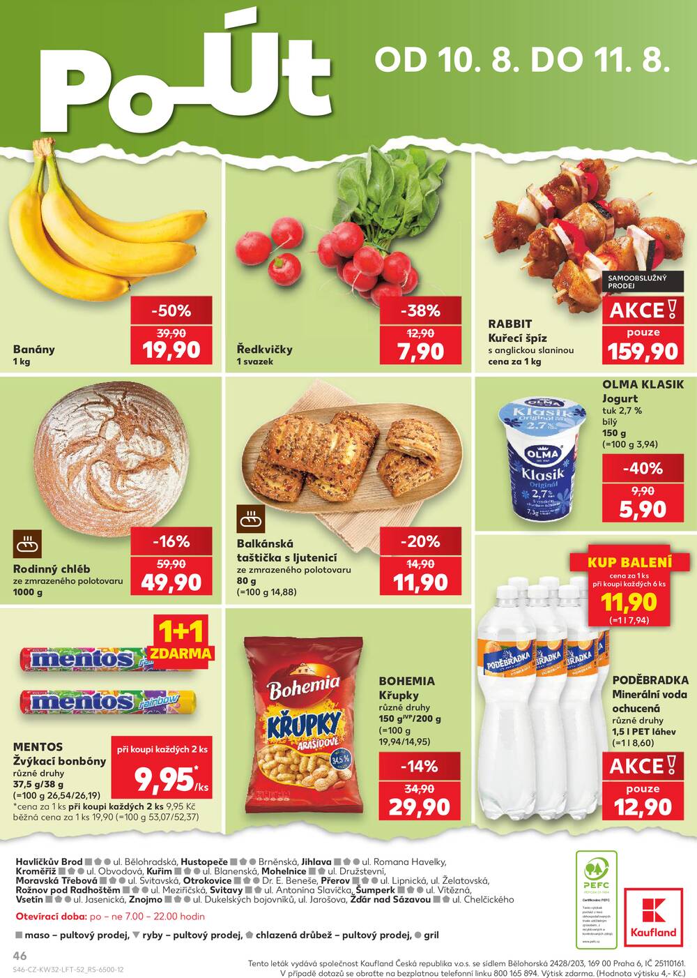 Kaufland 5.8. - 11.8. - Kaufland - Žďár nad Sázavou