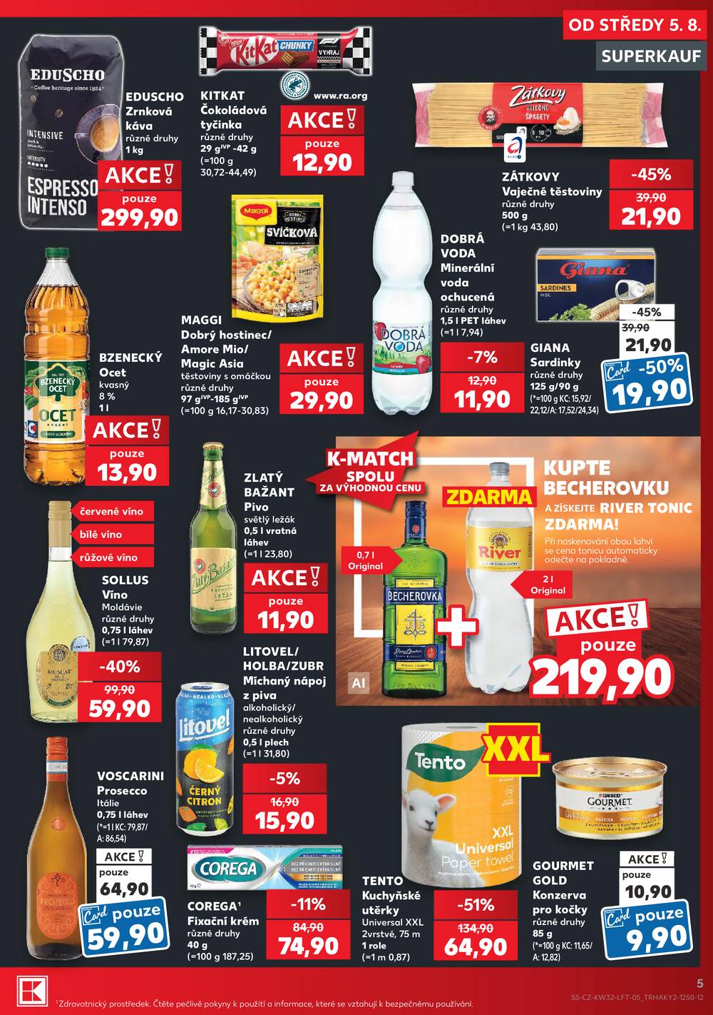 Kaufland 5.8. - 11.8. - Kaufland - Plzeň (Sukova)