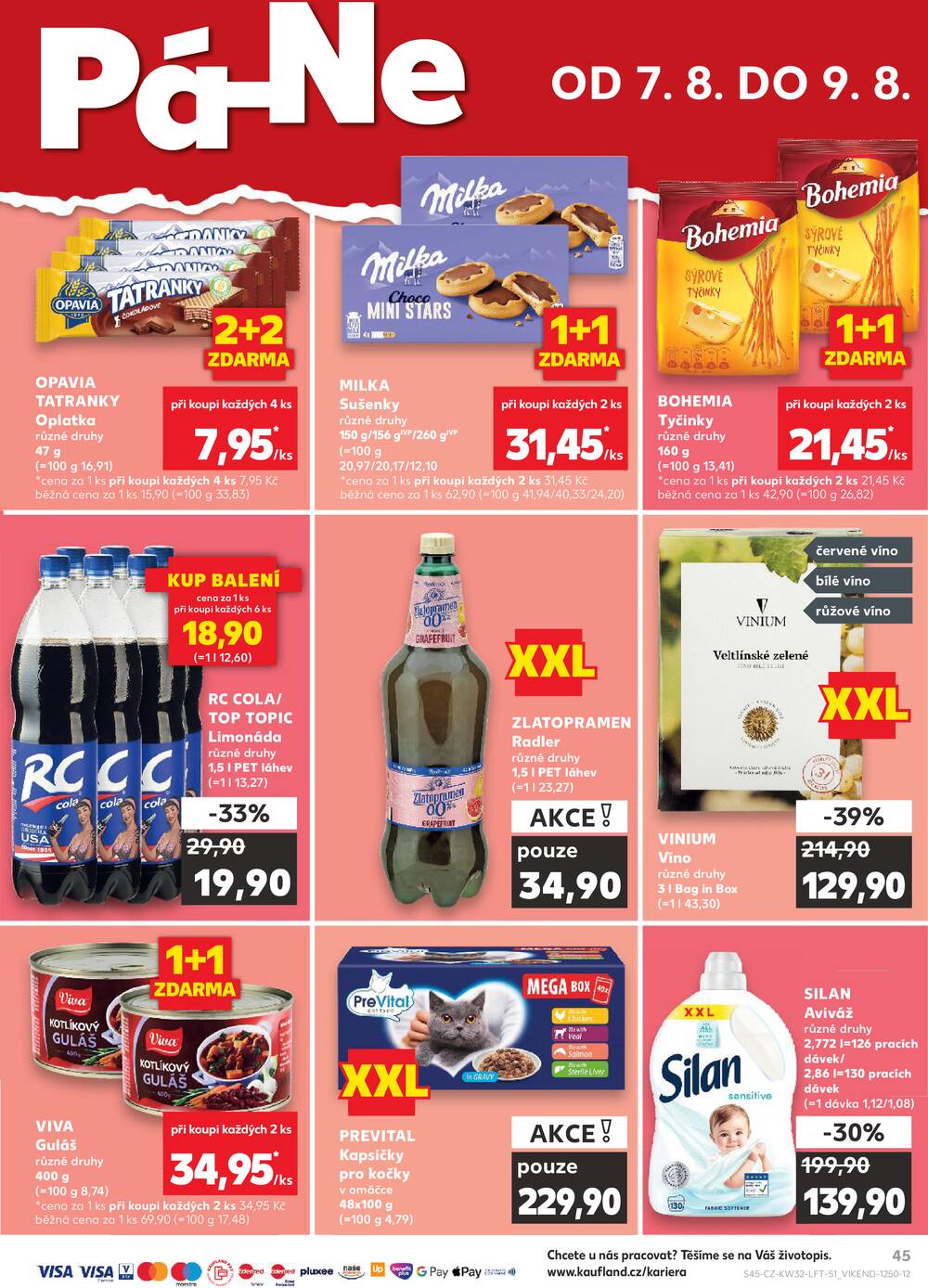 Kaufland 5.8. - 11.8. - Kaufland - Plzeň (Sukova)