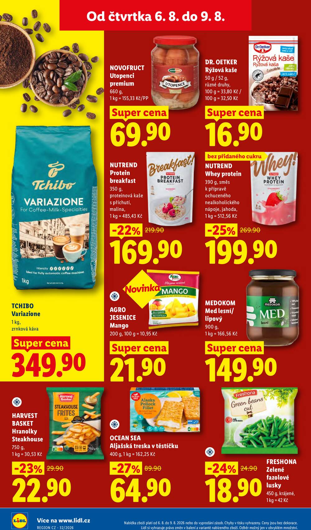 Lidl Čtvrtek od 6.8. do 9.8.2026