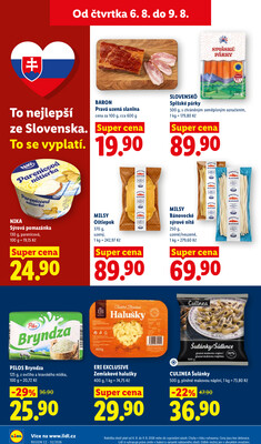 Lidl Čtvrtek od 6.8. do 9.8.2026