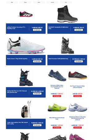 leták Intersport