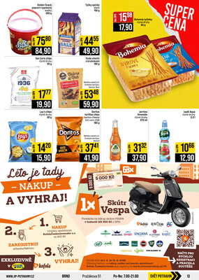 JIP Cash & Carry České Budějovice, Most, Náchod, Polička, Sušice a Svoboda nad Úpou od 5.8. do 11.8.2026