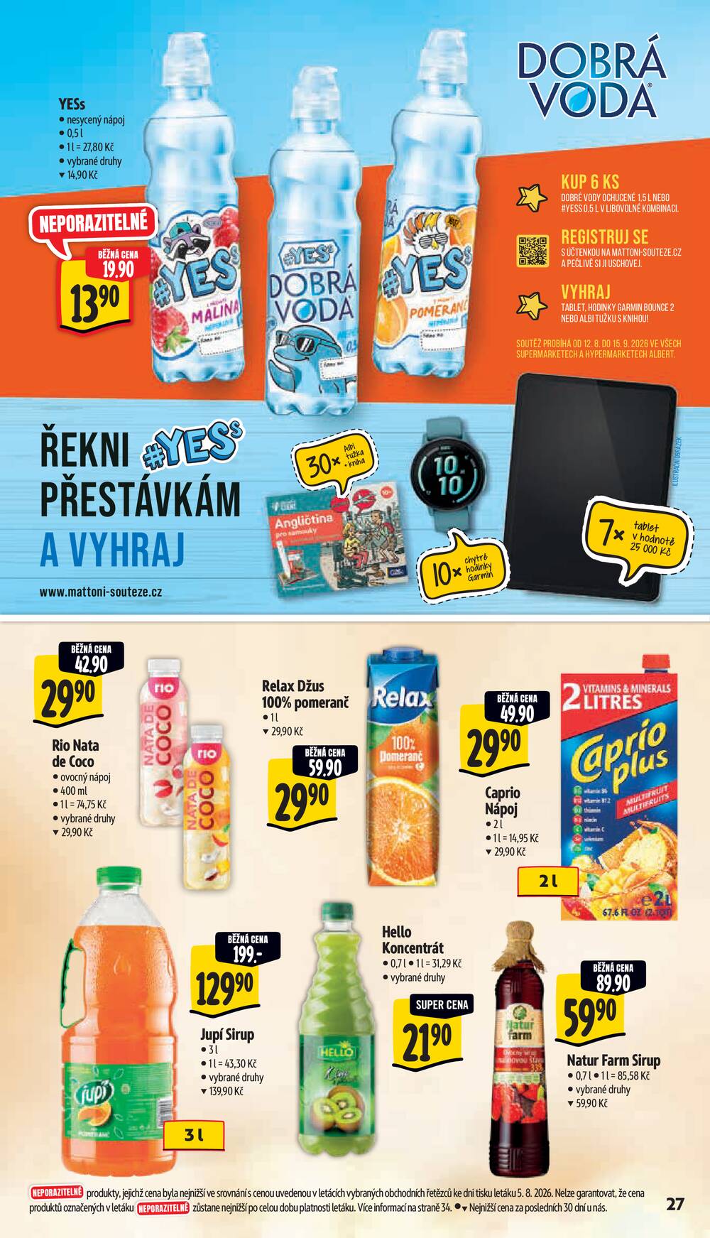 Albert  Hypermarket od 12.8. do 18.8.2026