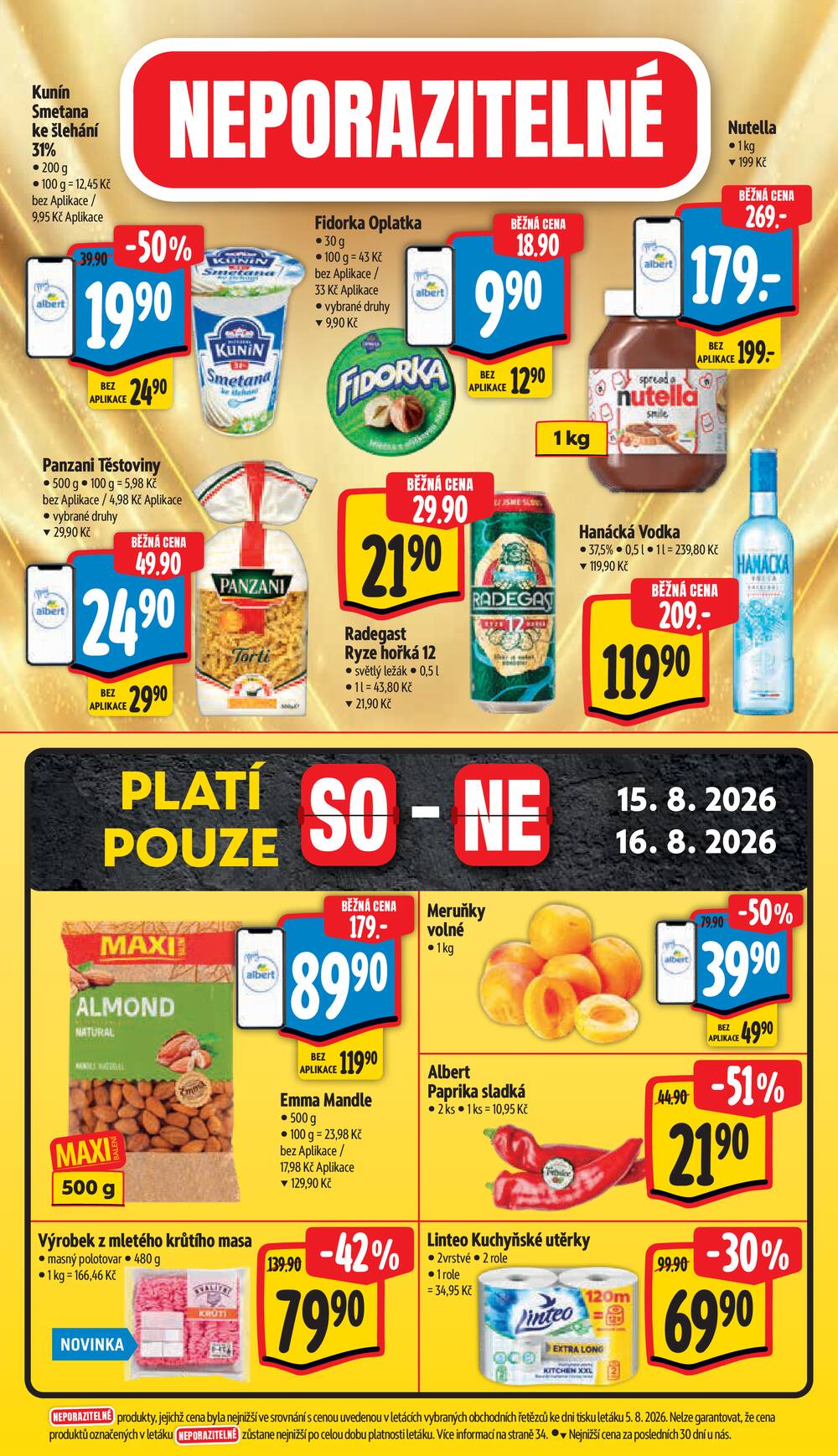 Albert  Hypermarket od 12.8. do 18.8.2026