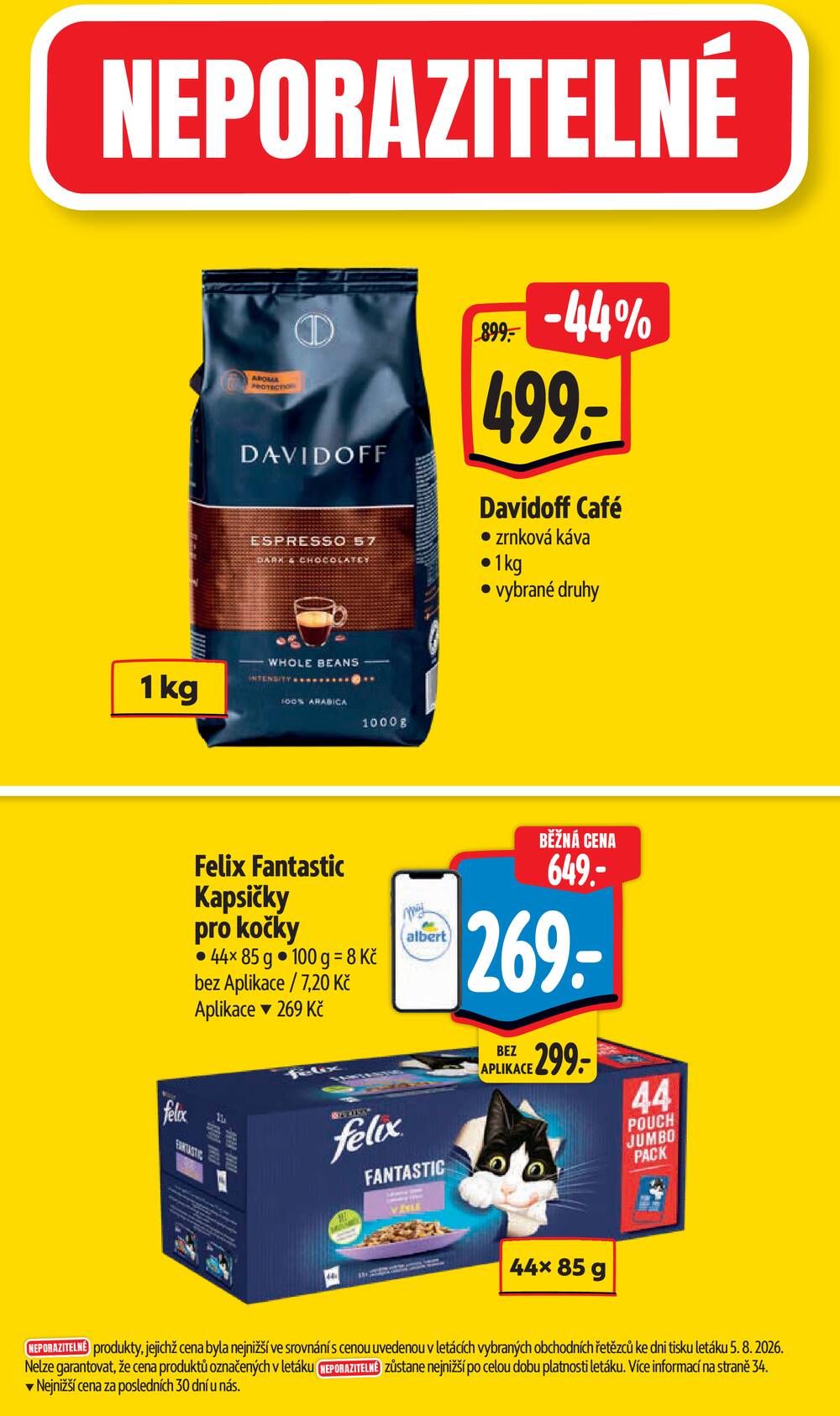 Albert Hypermarket Jihomoravský od 12.8. do 18.8.2026