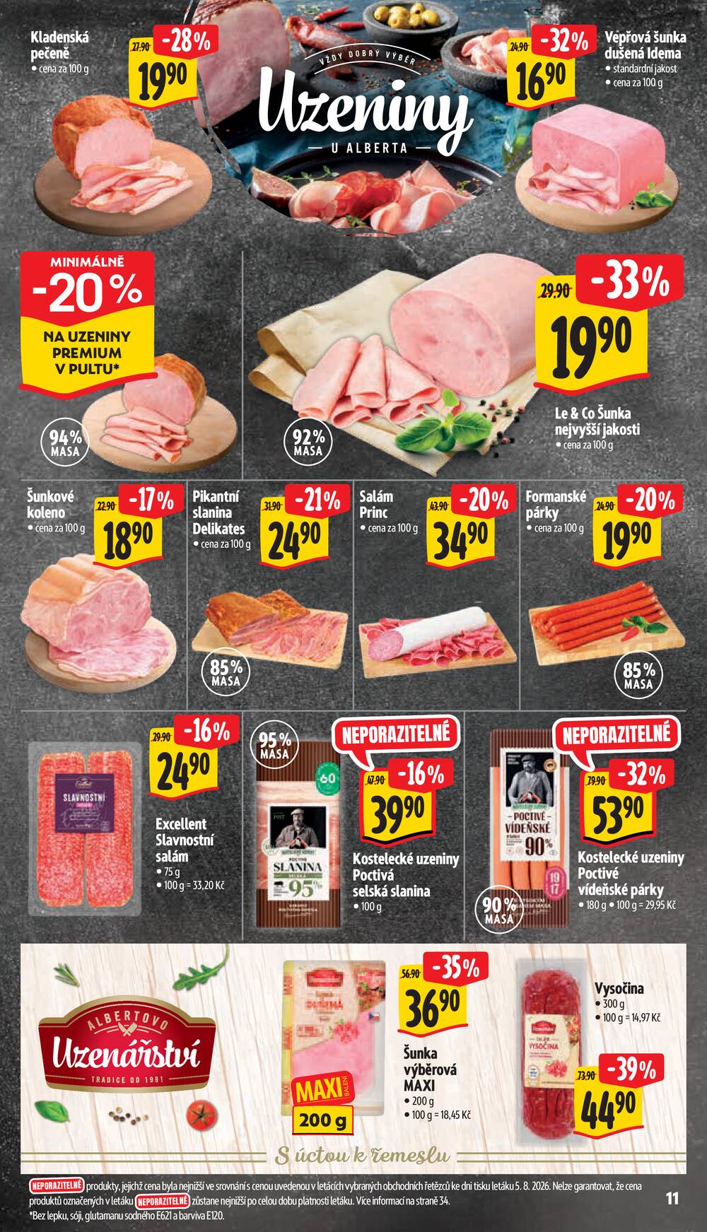 Albert Hypermarket Jihomoravský od 12.8. do 18.8.2026