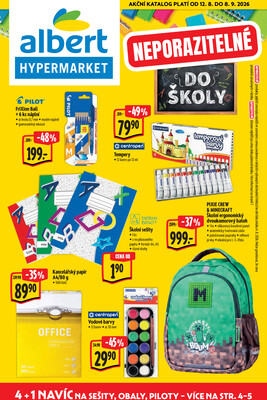 Albert  Hypermarket katalog škola od 12.8. do 8.9.2026