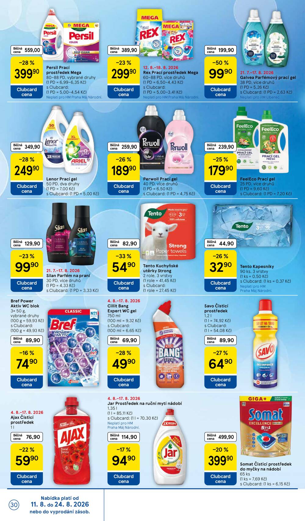 Tesco hypermarkety od 12.8. do 18.8.2026