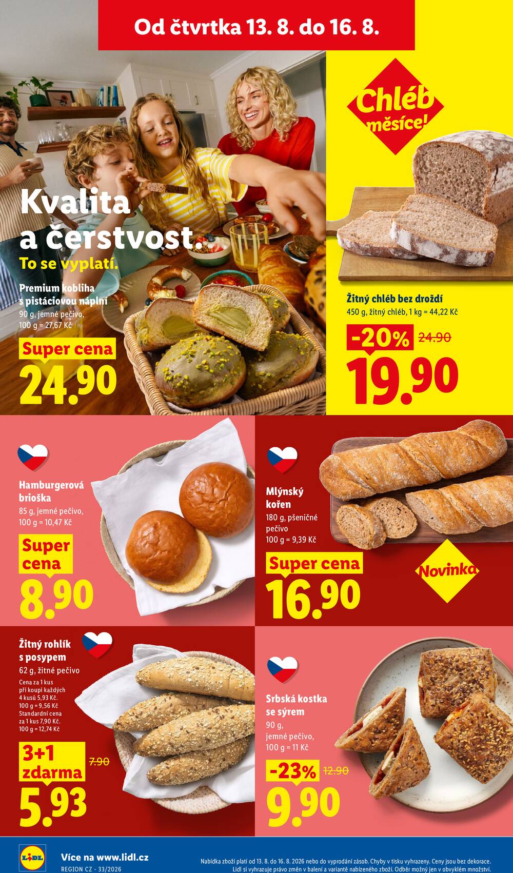 Lidl Čtvrtek od 13.8. do 16.8.2026