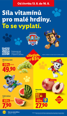 Lidl Čtvrtek od 13.8. do 16.8.2026